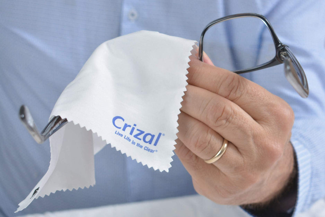 Crizal Microfiber Cleaning Cloth for Glasses, 3 Pack | 
