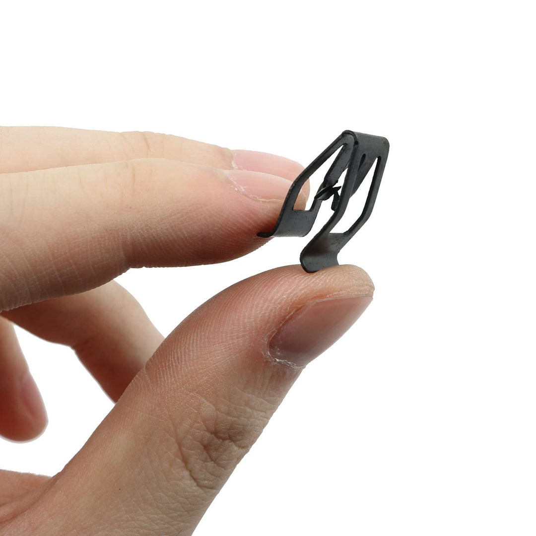 Metal Retainer Clip DZS ELEC 20PCS Black Universal Automotive Car Front Console Dash Dashboard Trim Clamps for Ford Mazda Audi Toyota Interior Trim Panel Clips