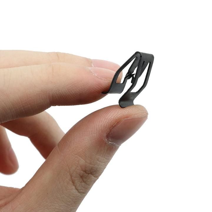 Metal Retainer Clip DZS ELEC 20PCS Black Universal Automotive Car Front Console Dash Dashboard Trim Clamps for Ford Mazda Audi Toyota Interior Trim Panel Clips