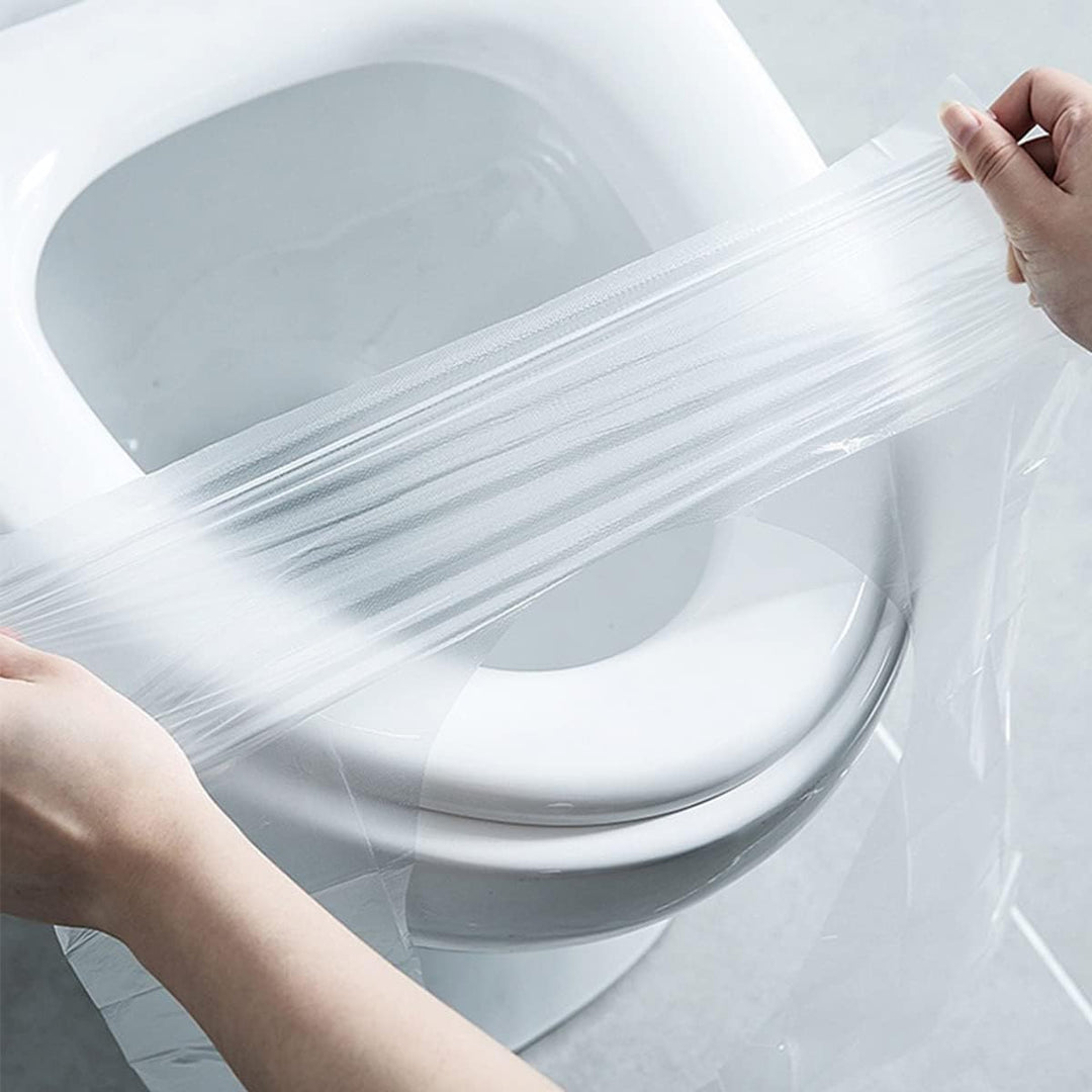 50 PCS Travel Disposable Toilet Seat Cover Waterproof Portable WC Pad Toilet Mat For Baby Pregnant Mom,Independent Packing