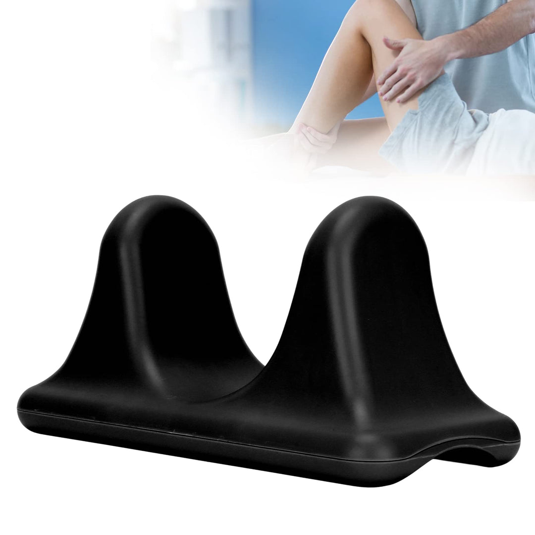 banapoy Psoas Muscle Deep Tissue Massager, Percussion Massager for Whole Body, Handheld Muscle Massager for Back, Hip Flexor, Thigh, Calve(Black)