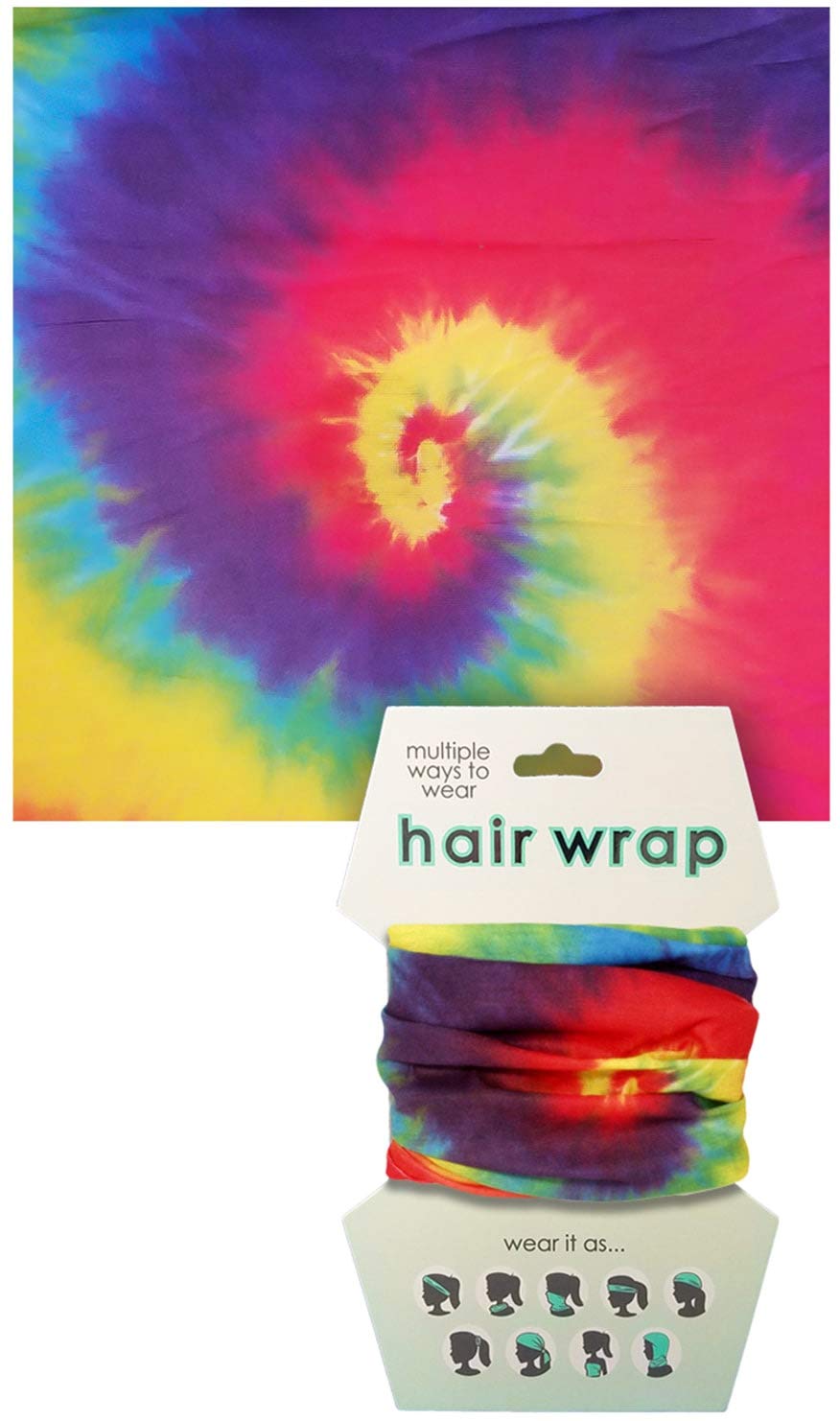 Tie Die Hair/Head Wrap