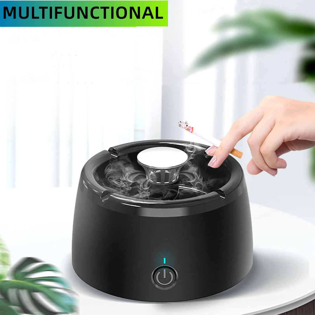 Smokeless Ashtray for Cigarettes USB Rechargeable Ash Tray for Indoor Home Office