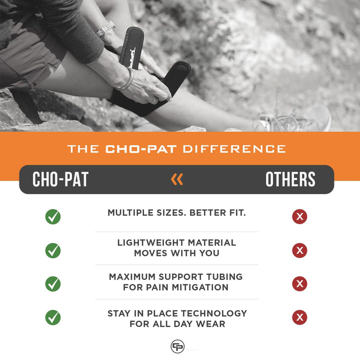 Cho-Pat Dual Action Knee Strap Black/XX-Large