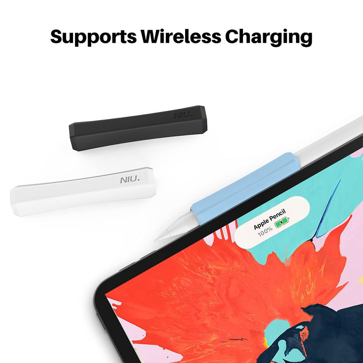 NIUTRENDZ 3 Pack Silicone Grip for Apple Pencil 2nd Gen
