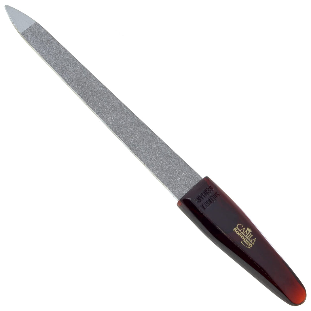 CS16 Sapphire Metal Nail File for Natural Nails Fingernail and Toenail Care, 3.5 Double Sided Coarse and Fine for Manicure and Pedicure