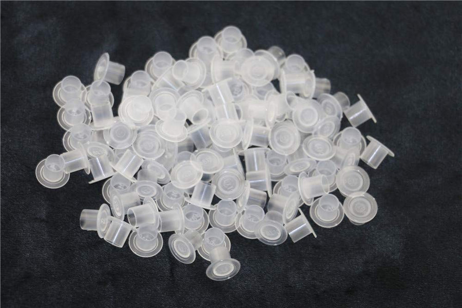10 * 8Mm: 1000Pcs (108Mm) Tattoo Ink Caps Professional Tattoo Ink Cups with Base, Caps Plastic Transparent Pigment Cups Caps Tattoo Supplies (108Mm)