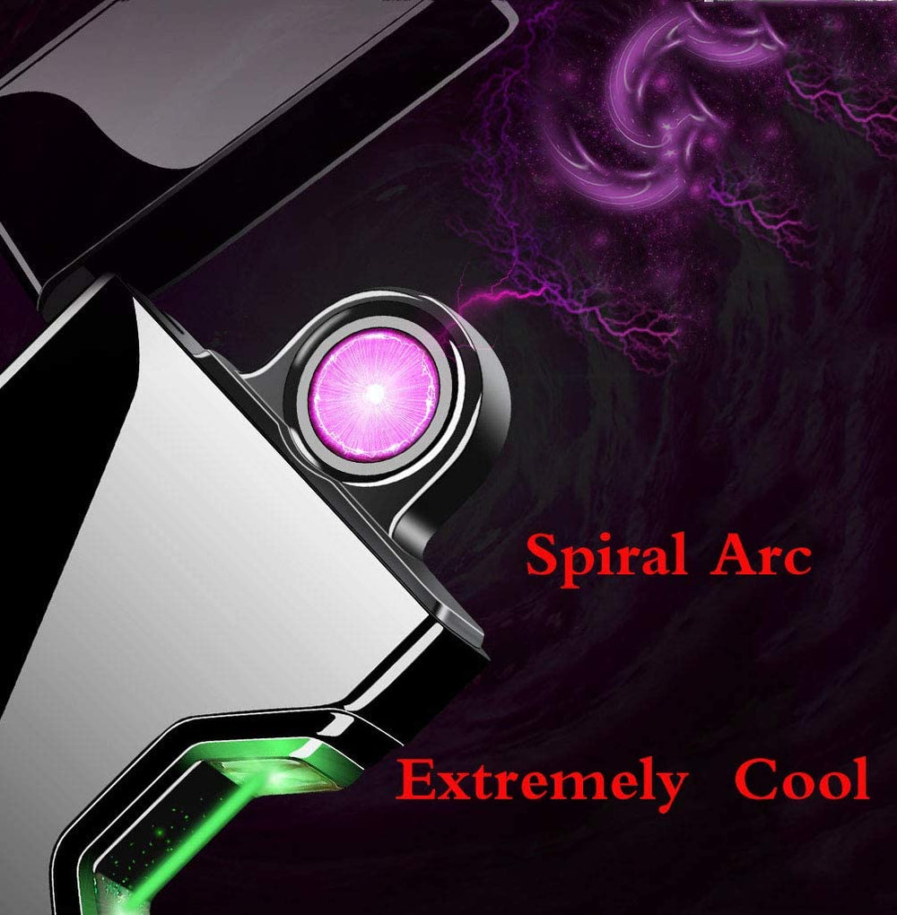 Laser Induction Spinning Arc Lighter USB Rechargeable P