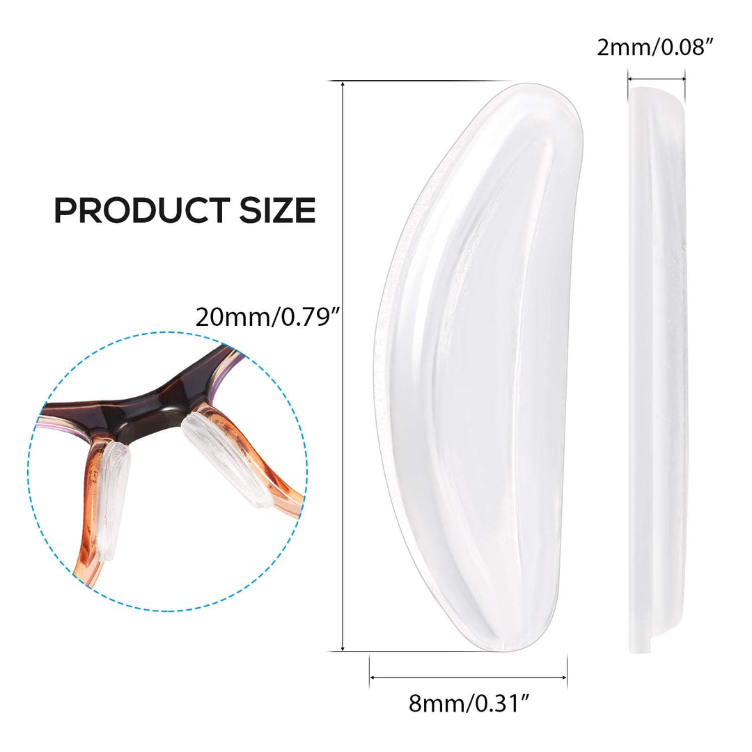 SMARTTOP 10PAIRS Air Chamber Anti-Slip Eyeglasses Nose 