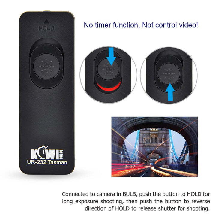Kiwifotos RS-80N3 Remote Control Shutter Release Cord f