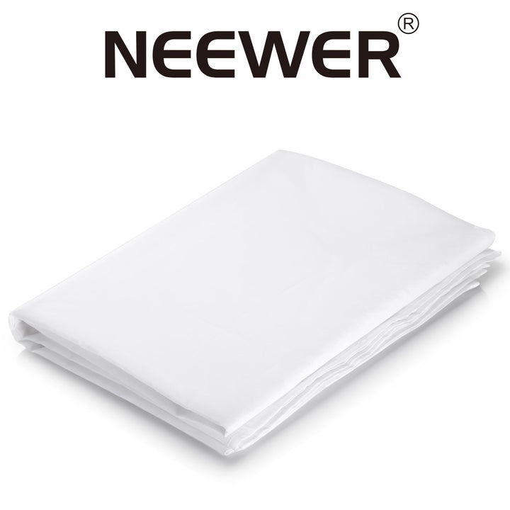 Neewer 12x5 feet/3.6x1.5 meters Polyester White Seamles