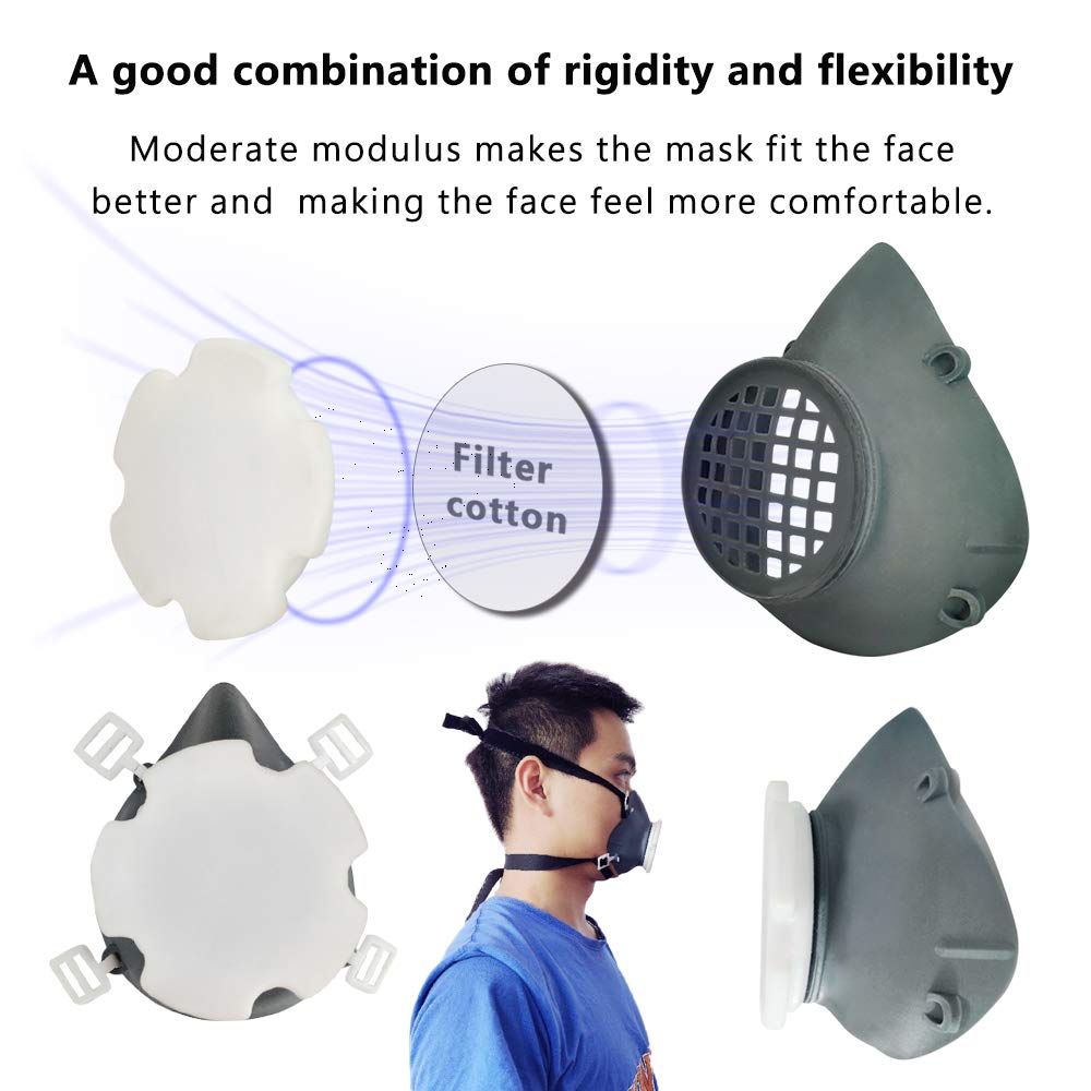 Toughness 3D Printer Resin Impact Resistant Resin Compatible with 405nm LCD DLP 3D Printer Gray 500ml