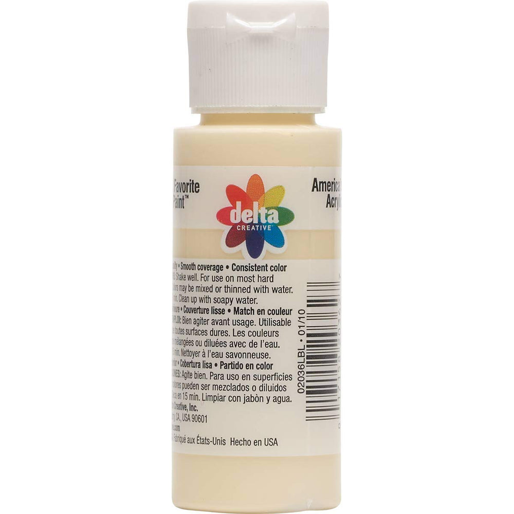 Ceramcoat Acrylic Paint in Assorted Colors (2 oz), 2036, Ivory