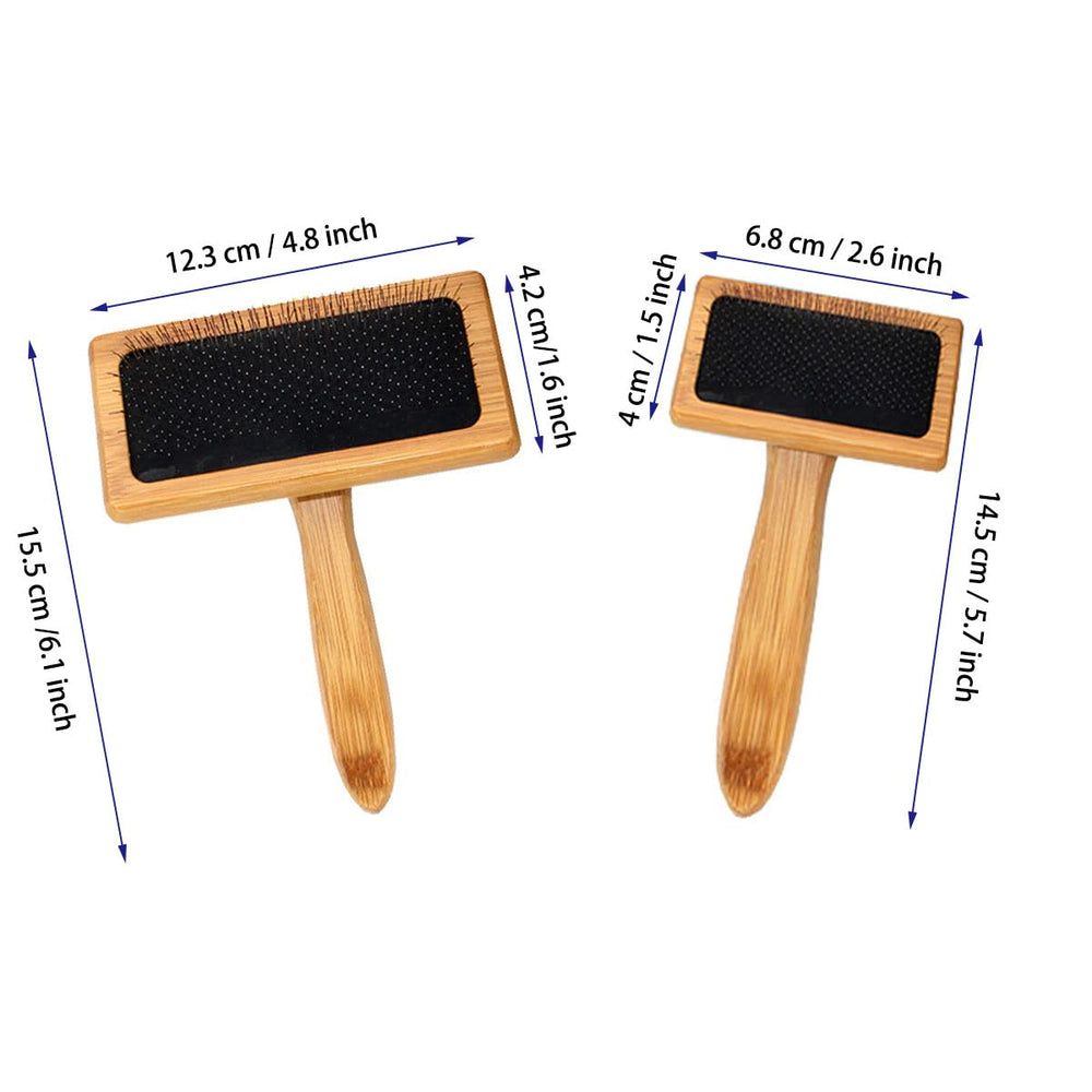 Large and Small Wooden Macrame Combs for Brushing Feathers Tassels Wall Hanging Craft Making Knitting (2 Macrame Combs)