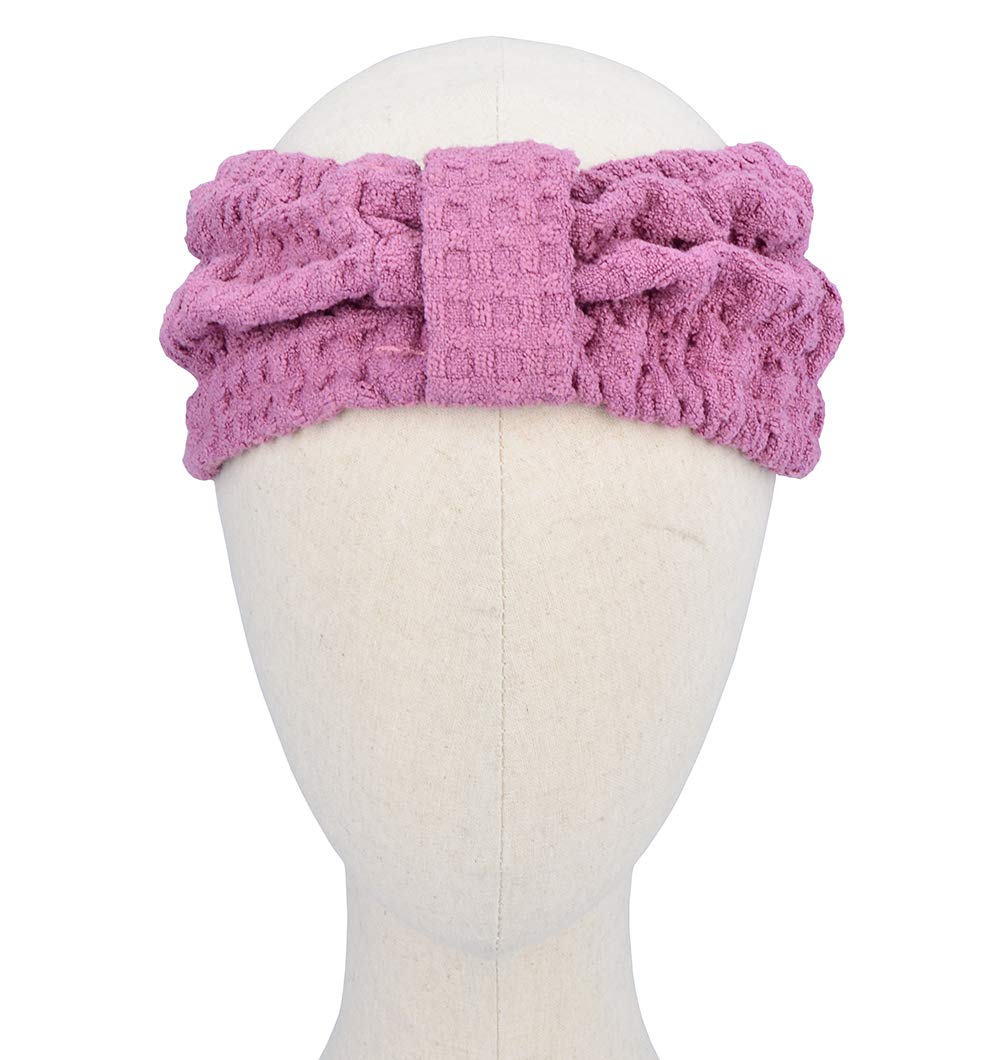 Hair Drying Towel &amp; Headband for Women Washing Face and Makeup Absorbent Hair Wrap Turban Quick Dry Microfiber Hair Towels Fast Drying for Curly Long Thick Hair Gifts for Girls (Towel+Headband)