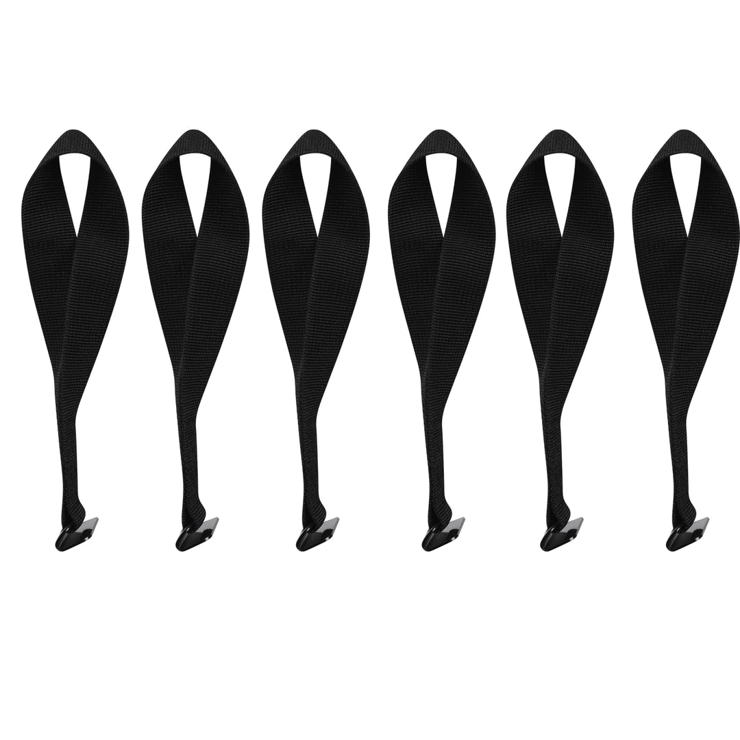6 Pack Cargo Tie-Down Door Hook Straps for Any Car Top Luggage,Compatible with Most Cars
