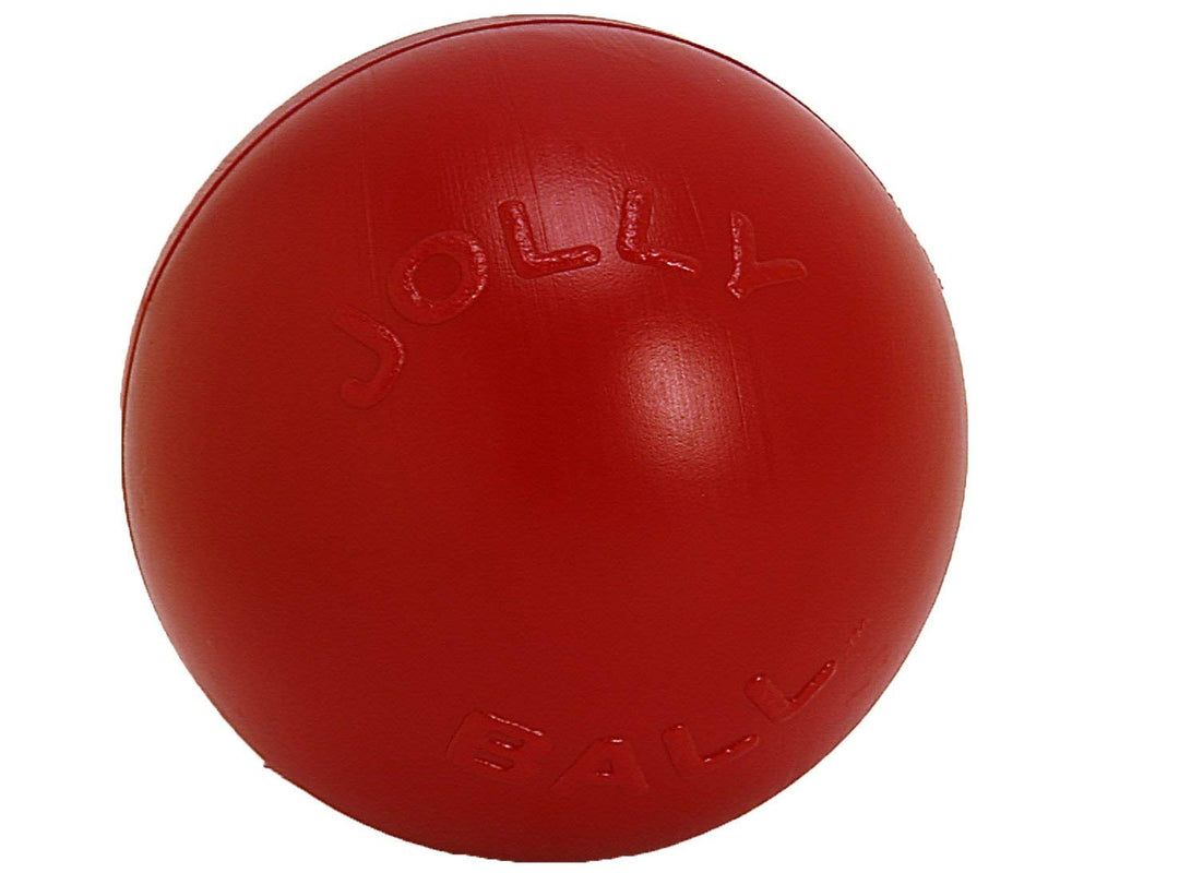Push-n-Play Ball Dog Toy, 10 Inches/Large, Red (310 RD)
