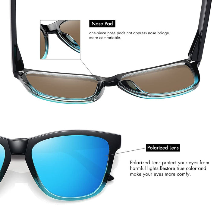 MEETSUN Polarized Sunglasses for Women Men Classic Retr