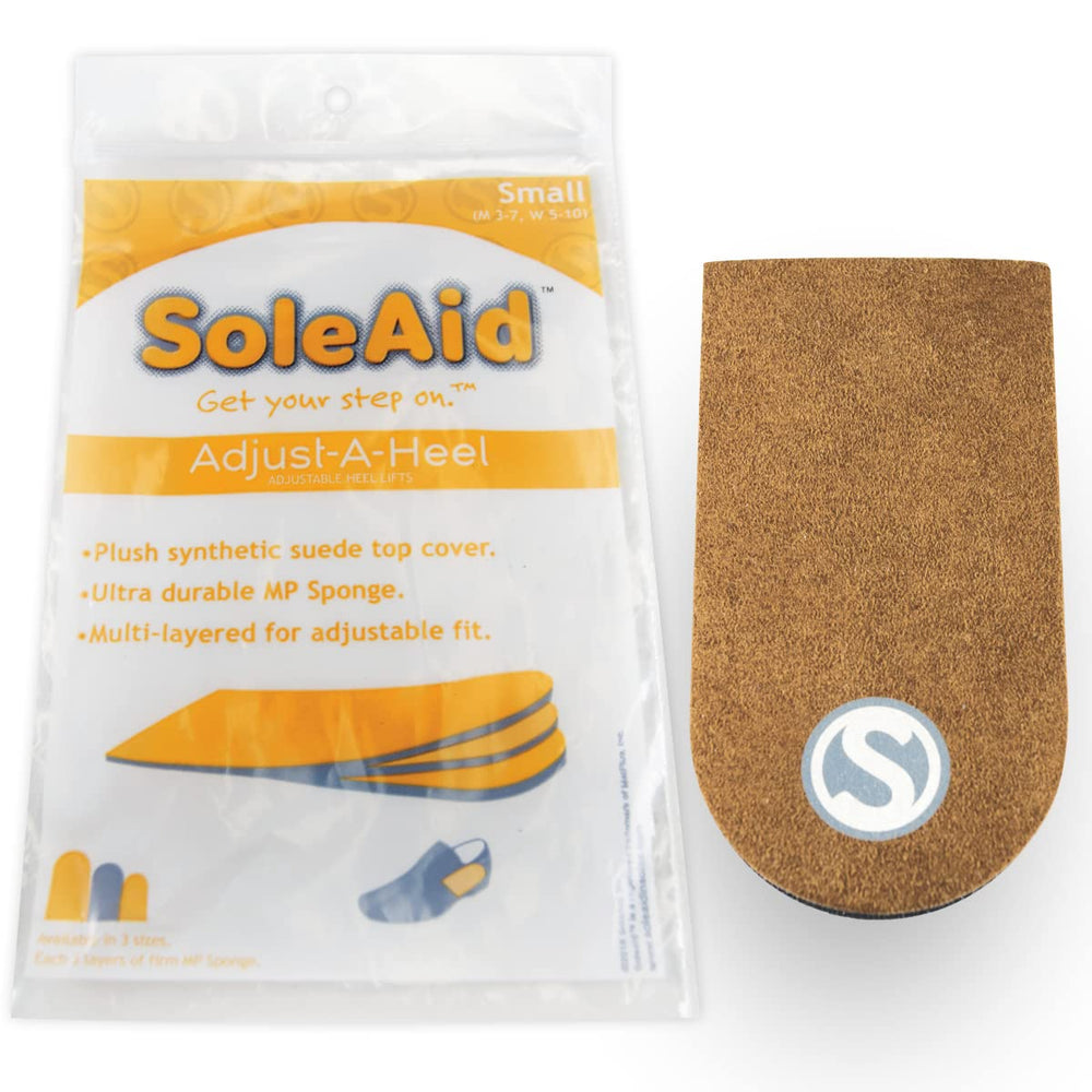 SoleAid Adjust-A-Heel | 3-Layer Adjustable Orthopedic H
