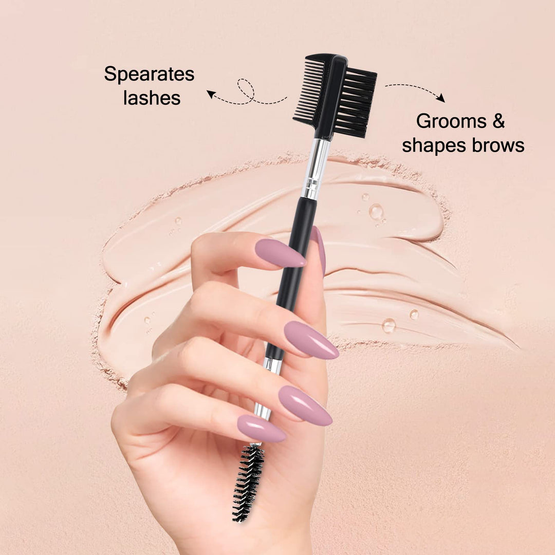 Double Ended Makeup Eyebrow Brush
