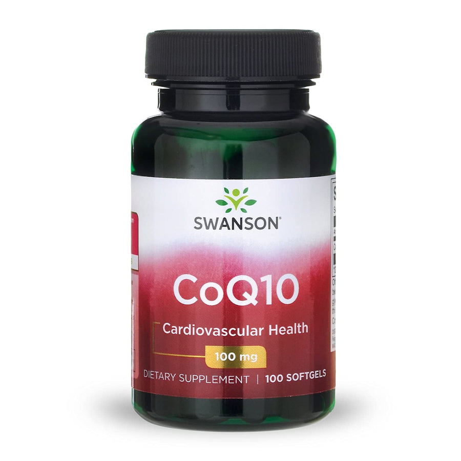CoQ10 - Energy Antioxidant Support - Coenzyme Q10 Supplement - (100 Softgels, 100mg Each)