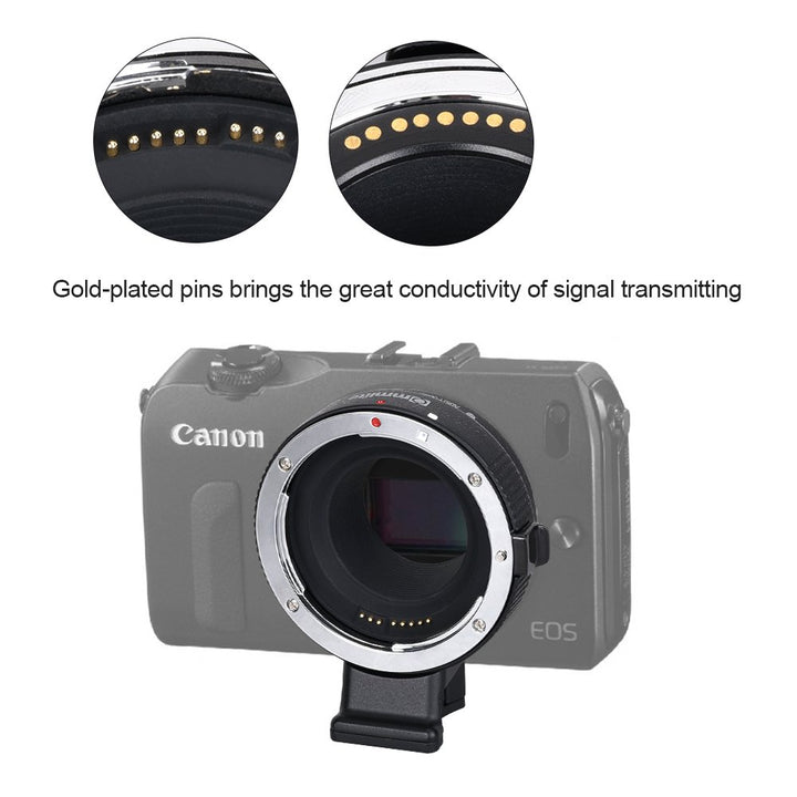 Commlite CM-EF-EOS M Auto-Focus Lens Mount Adapter for 