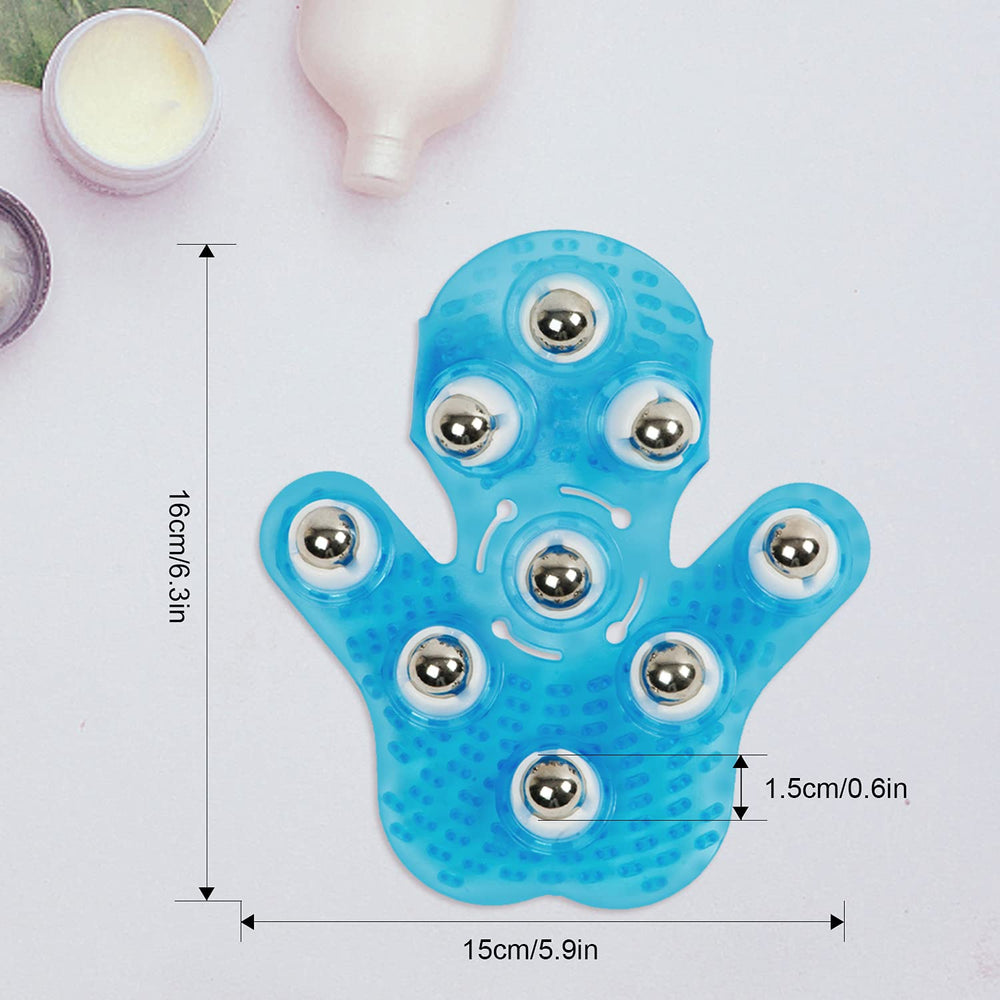 Boseen Palm Shaped 360 degree Metal Roller Massager- Ha