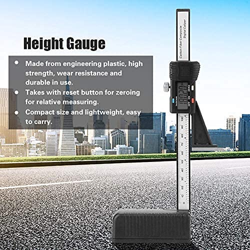 0-150mm Digital Display Height Gauge High Precision Depth Aperture INC/ABS with Magnetic Self Standing Feet