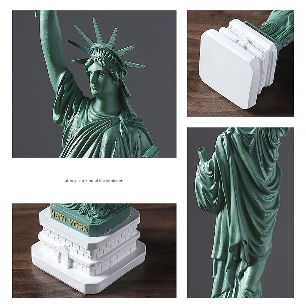JIANWEI Statue of Liberty Sculpture, Waterproo-f Home D
