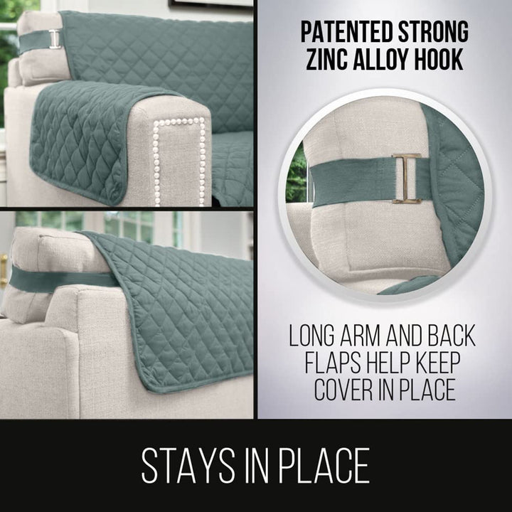 Sofa Shield Patented Sectional Slip Cover, Large Cushio