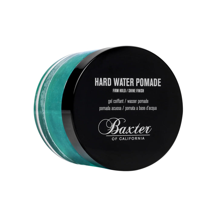 Hard Water Pomade for Men | Shine Finish | Firm Hold | Hair Pomade | 2 fl. oz.