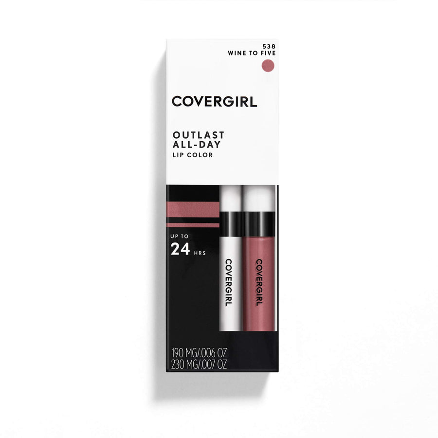 Outlast All-day Moisturizing Lip Color, Wine To Five, Pack of 2