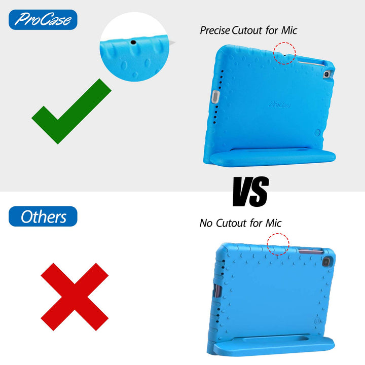 Kids Case for Galaxy Tab A7 10.4 2020 (T500 T503 T505 T507), Shock Proof Convertible Handle Stand Cover Lightweight Kids Friendly Protective Case for 10.4 inch Galaxy Tab A7 -Blue