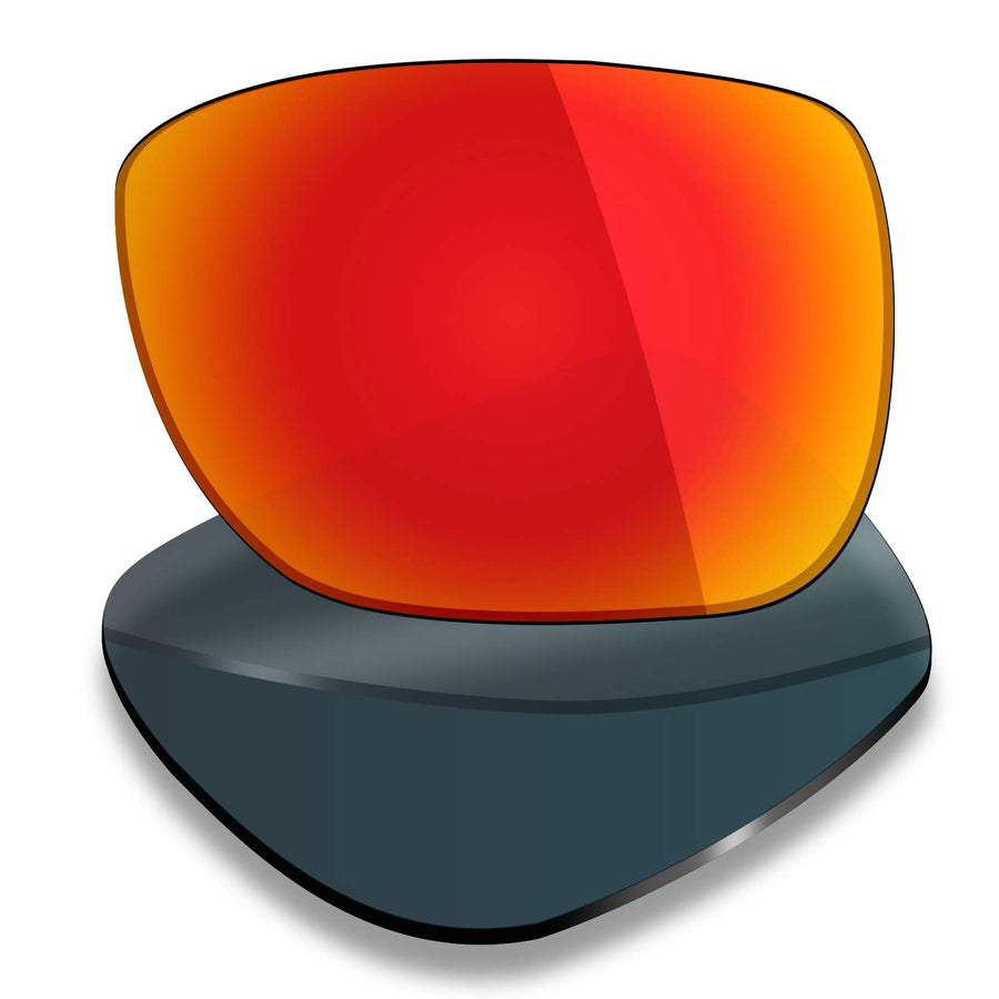 Polarized Replacement Lenses for Oakley Deviation - Fire Red