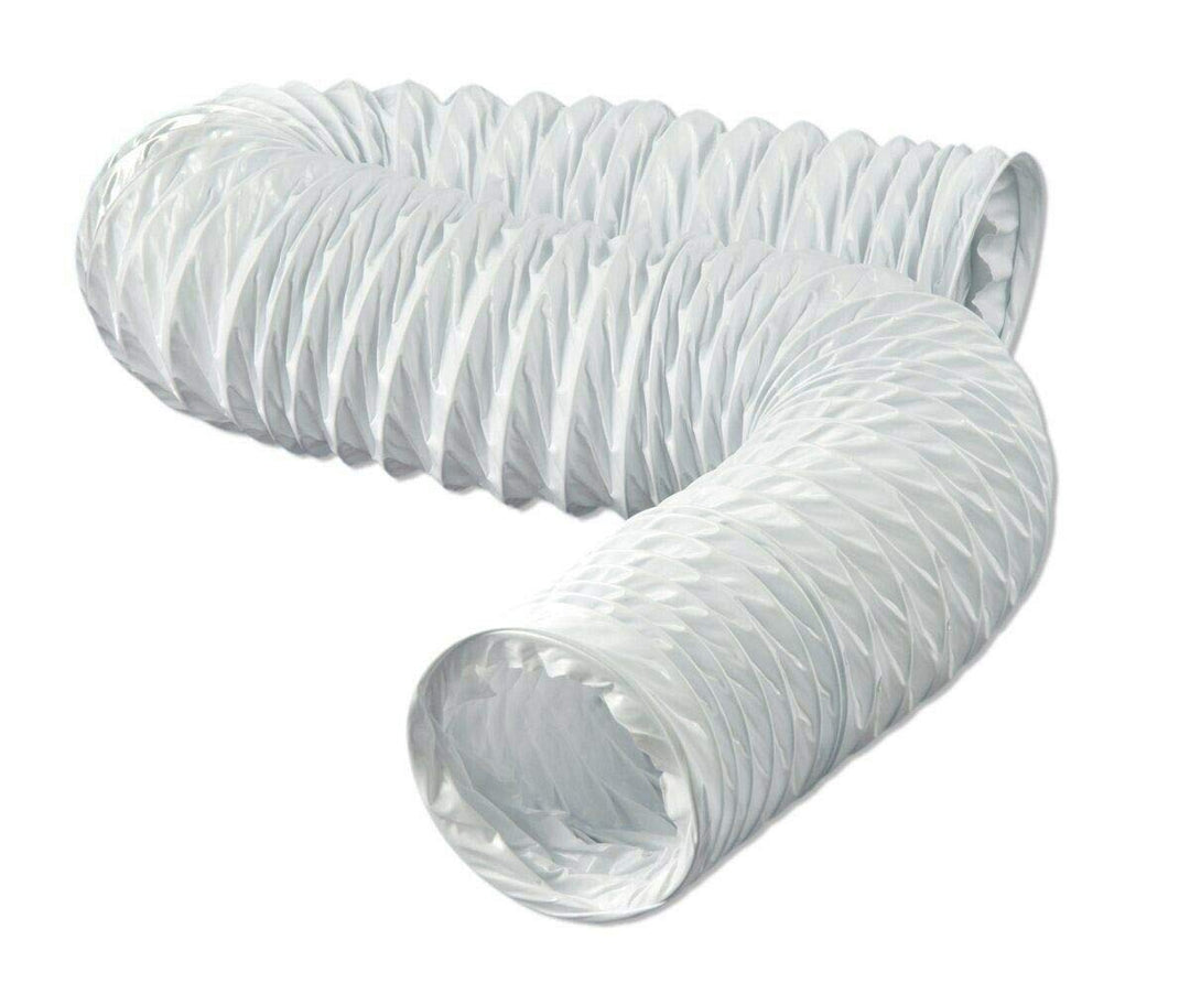 Lambro Industries 1309 4 x 8', White, Vinyl Vent Hose