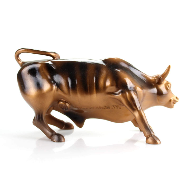 Torkia - Official Licensed Bronze Wall Street Bull Stoc
