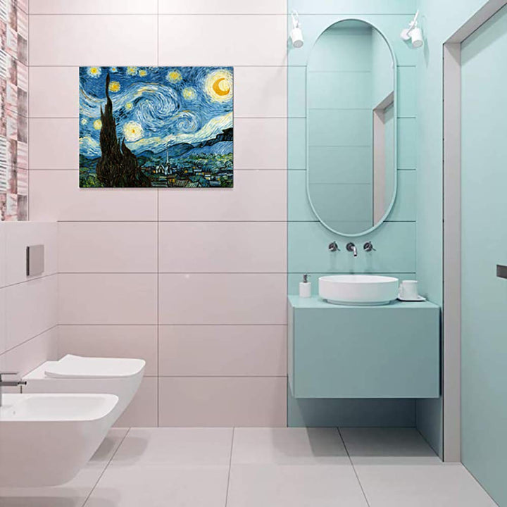 Vincent Van Gogh Starry Night Poster Wall Decor Print P