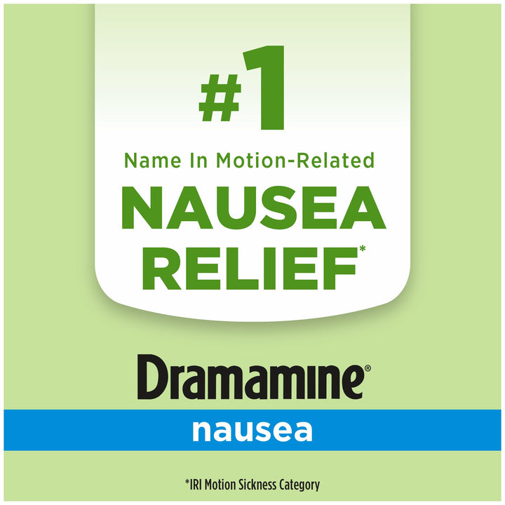 Dramamine Nausea Long Lasting, Nausea Relief, 10 Count 