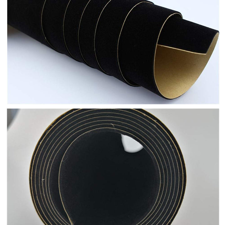 2PCS Self Adhesive Felt Sheets, DIY Felt Adhesive Sheet for Art &amp; Crafts, Peel and Stick Felt for Drawer/Jewelry Box Felt Liner, Solid Color Felt Wallpaper (14.6 x 39.4, Black)