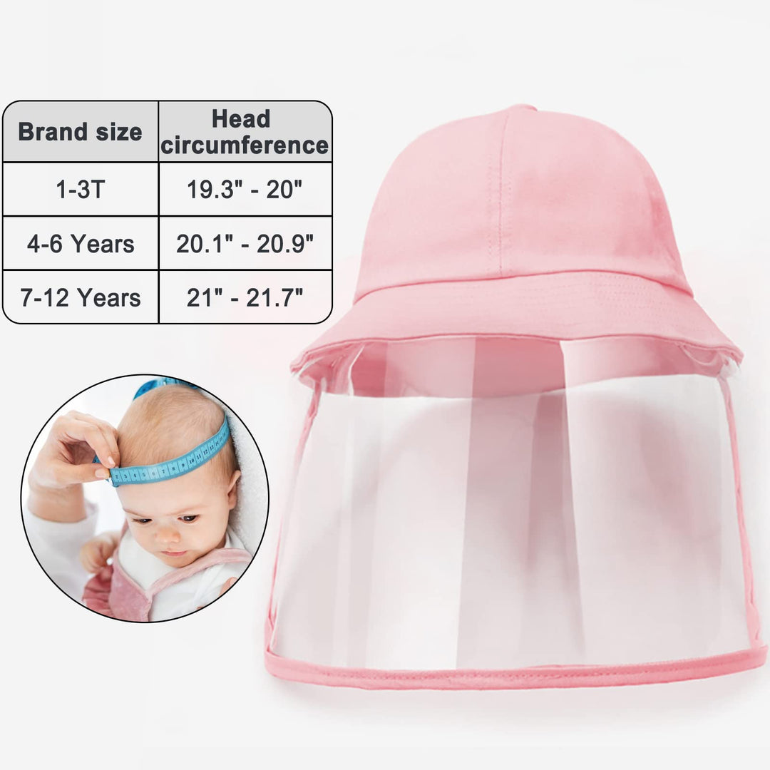 Kids Hat Outdoor, Sun Fisherman Cap for Children Kids Boys Girls Toddlers Babies Pink