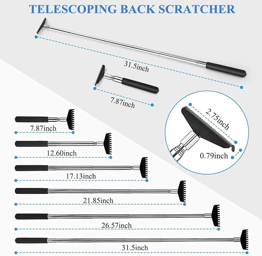 Oversized Portable Extendable Back Scratcher, Upgraded 