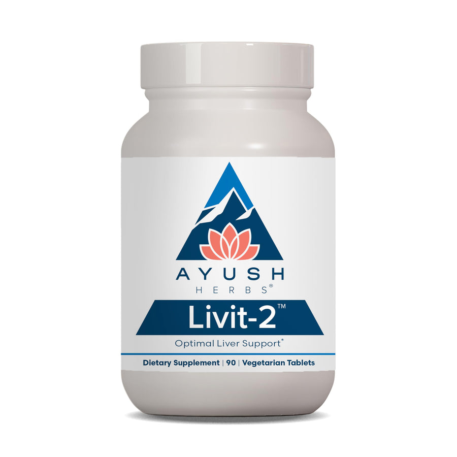 Livit-2 - Liver Care, Liver Support Supplement for Women & Men with Andrographis & Picrorhiza, Liver Pills Made with Organic Ingredients - 90 Vegetarian Tablets (1 Count)