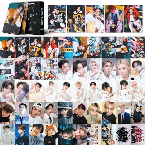 55 PCS Stray Kids LOMO Cards NO EASY Album Photo Cards New Album Postcards Stray Kids Album noeasy Cards Gift for Fans Daughter
