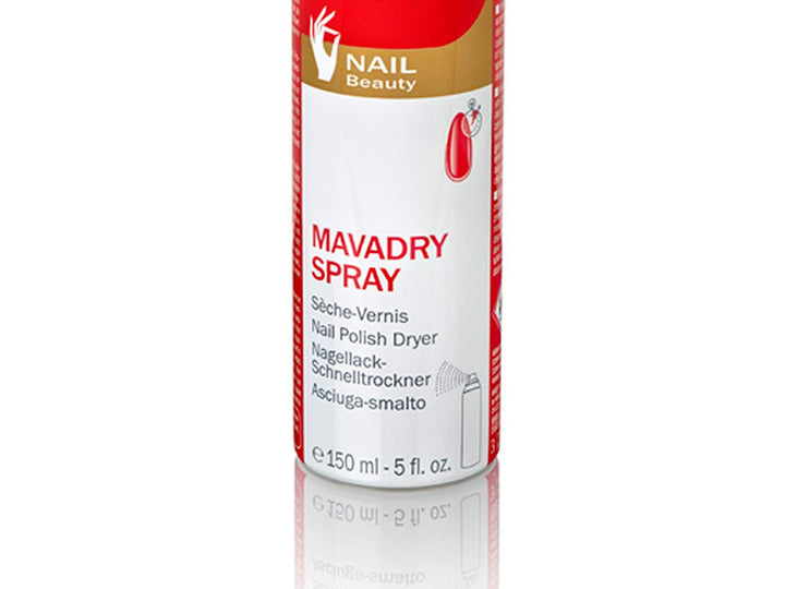 Mavala Mavadry Spray Nail Polish Dryer for Touch-Dry Nails | Dries in Seconds | Chip Resistant Formula | Long Lasting | Prevent Flaking | Leaves Brilliant Sheen | 5 Ounce