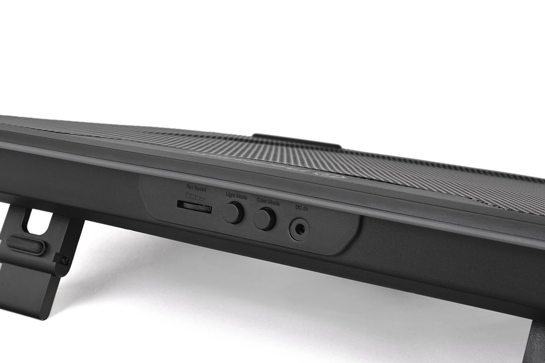 Massive 20 RGB Steel Mesh Panel Single 200mm Fan 10-19 Laptop Notebook Cooling Pad CL-N014-PL20SW-A