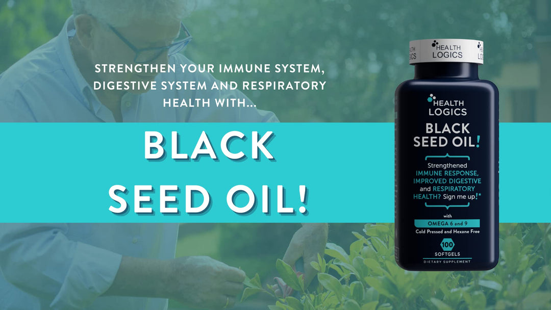 Health Logics Black Seed Oil, Cold Pressed, Rich Source
