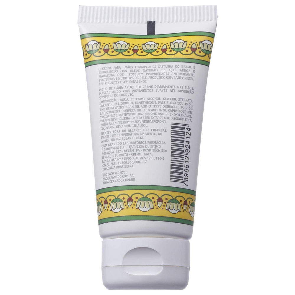 Linha Terrapeutics - Creme Para Maos Castanha 50 Ml - ( Terrapeutics Collection - Brazil Nut Hand Cream 1.7 Fl Oz)