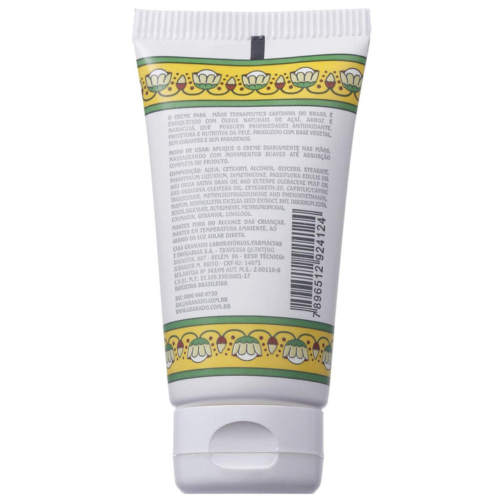 Linha Terrapeutics - Creme Para Maos Castanha 50 Ml - ( Terrapeutics Collection - Brazil Nut Hand Cream 1.7 Fl Oz)