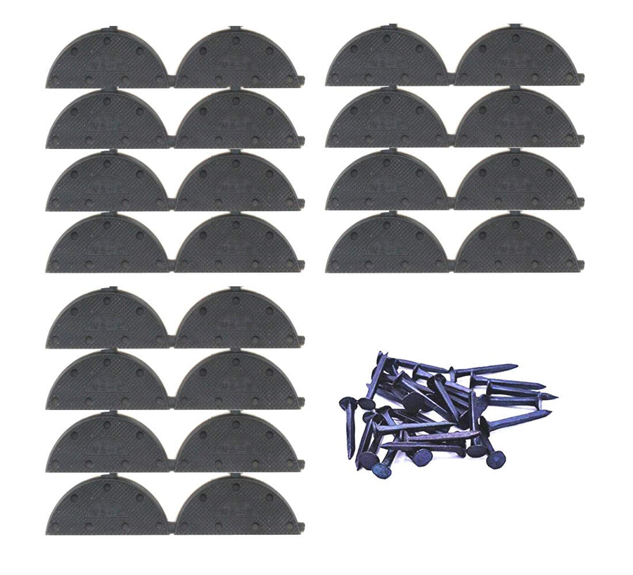 Heel Plates 24 PCS Rubber Shoes Heel Taps Tips Repair P