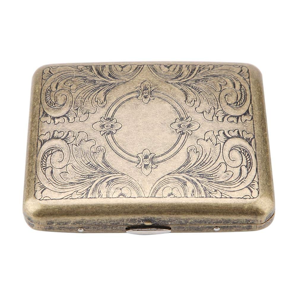 Retro Metal Cigarette Box Case, 20 pcs Cigarettes, Dura